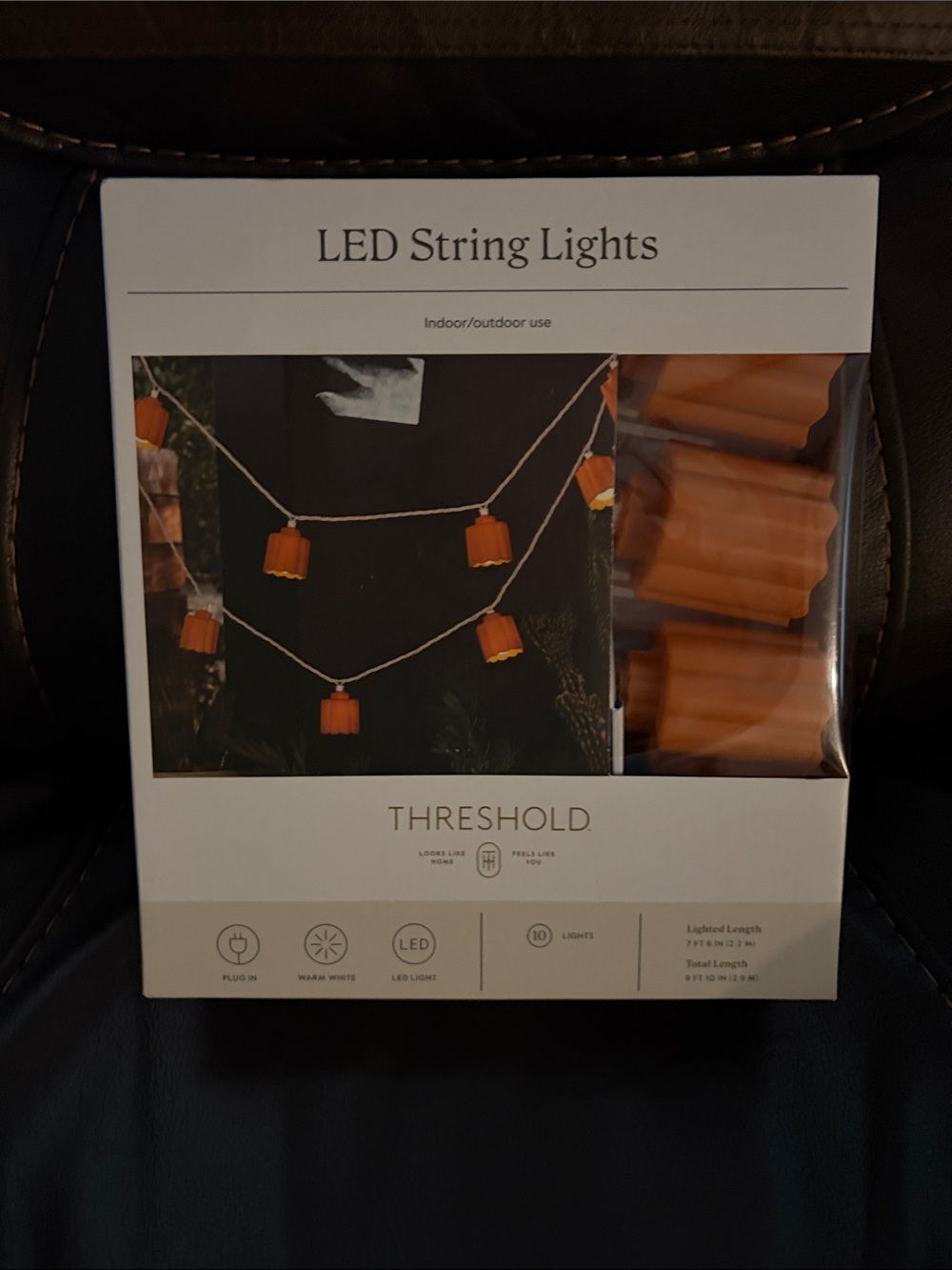 Threshold LED Pumpkin String Lights - Orange